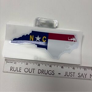 North Carolina State Flag Sticker